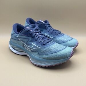 2023 Mizuno Wave Rider 27  Green Purple Running Shoes - Women's Size 6 USED
